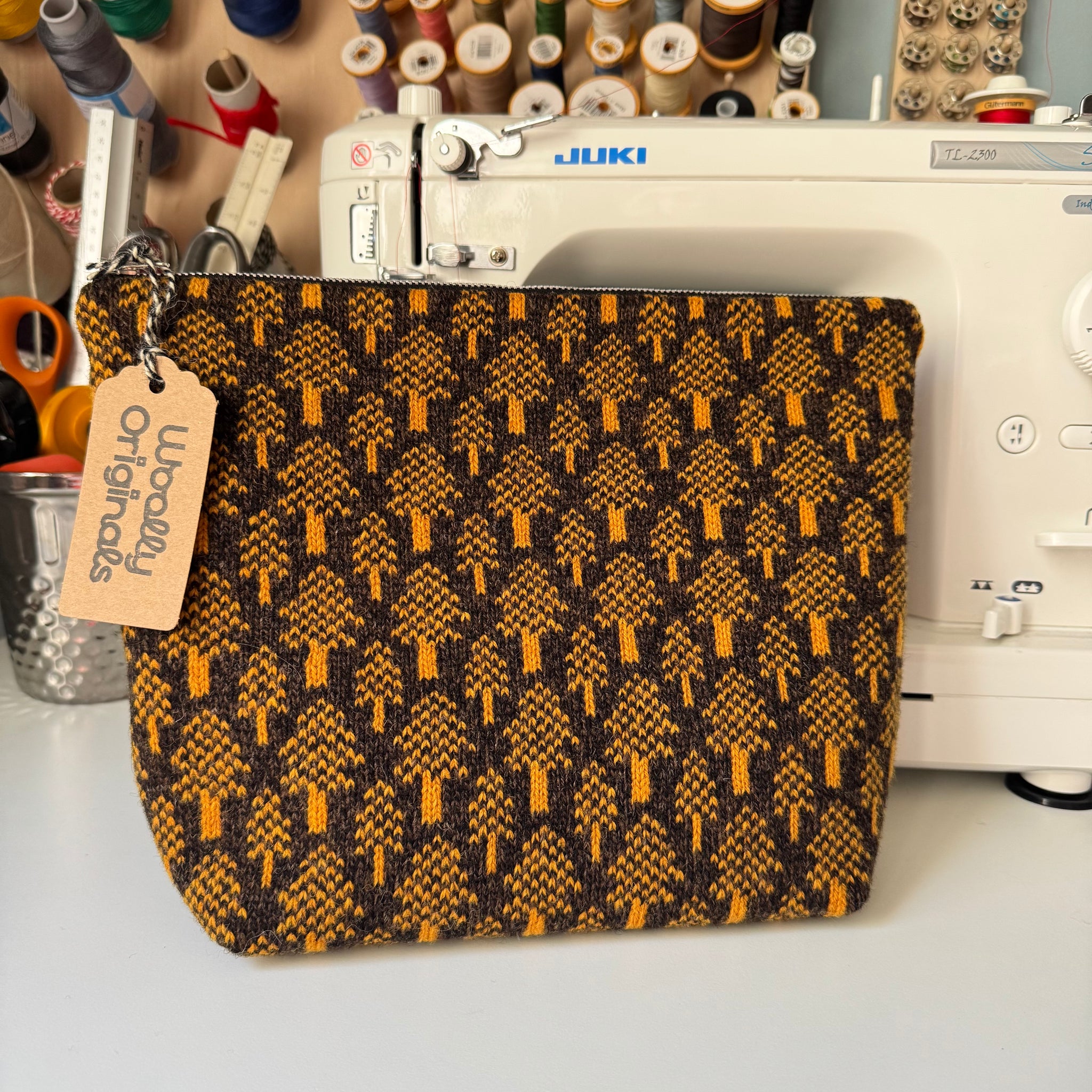Scots Pine - Medium Project Bag - Sunshine